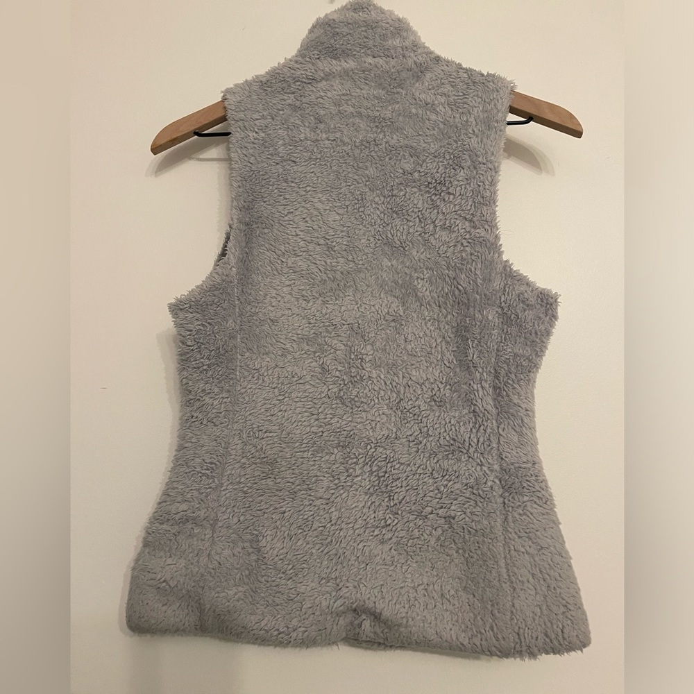 PATAGONIA gray fleece zip front vest extra small XS - Picture 2 of 3